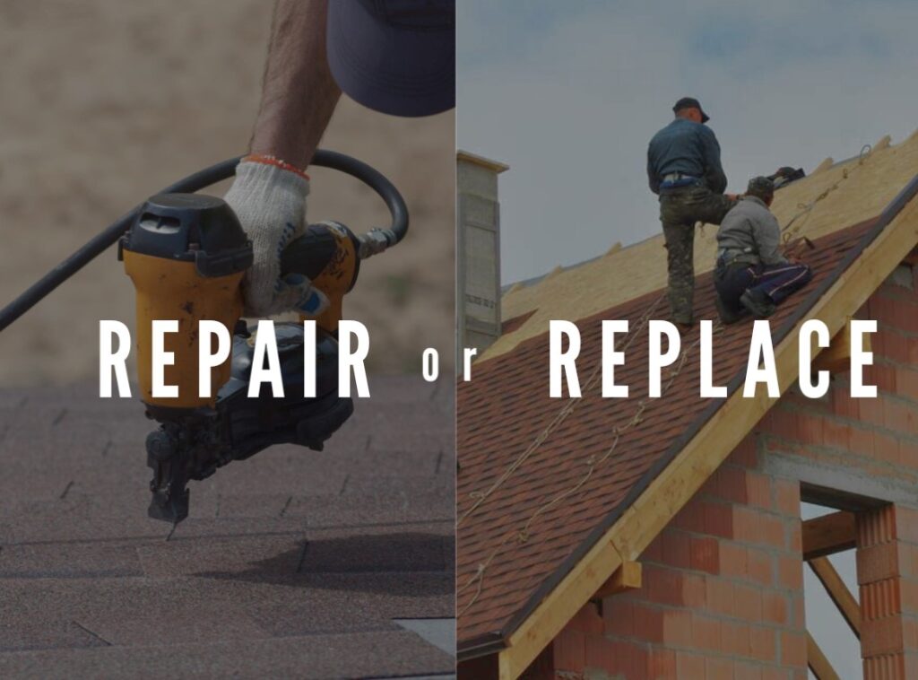 roof repair vs roof replacement